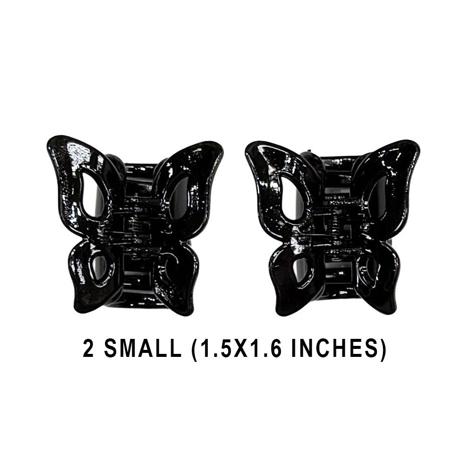 Butterfly Claw Clips - Small Medium or Large