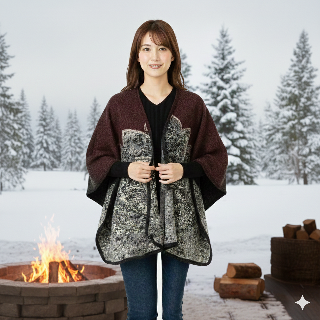 Thick Warm Winter Poncho