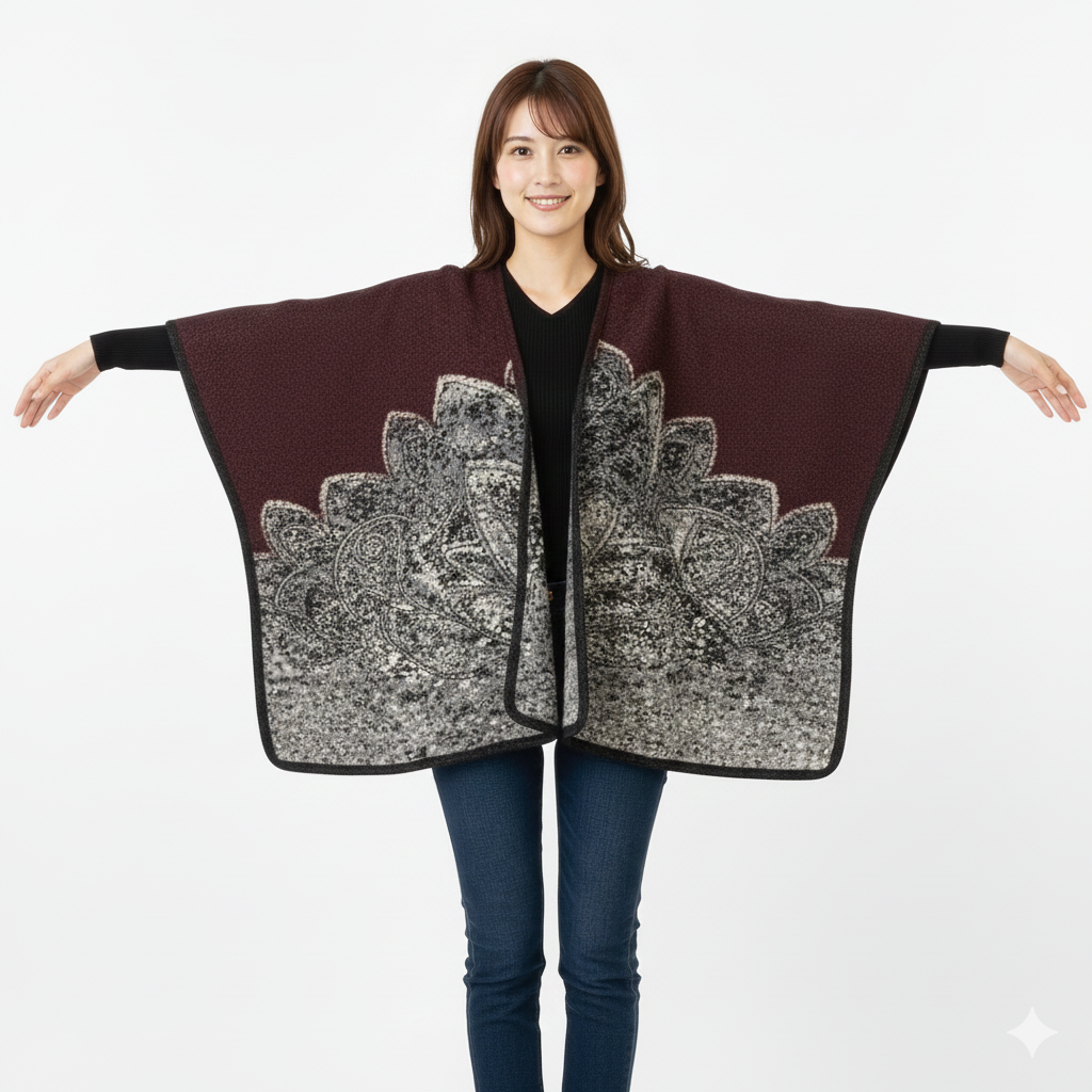 Thick Warm Winter Poncho