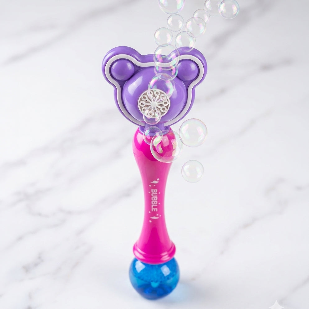 Mouse Wand Automated Bubble Gun with Multiple Holes
