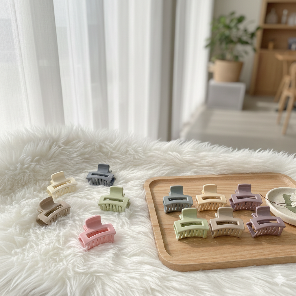 Mini Claw Clips (Set of 8)