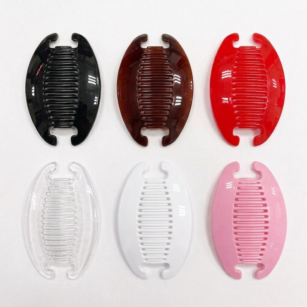 Extra Large French Comb Interlocking Hair Pin Ponytail Holder