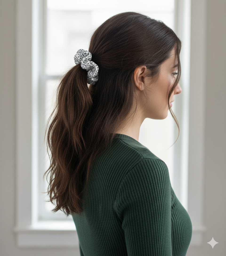 Bandana Print Scrunchies - Set of 2