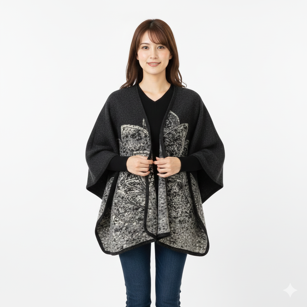 Thick Warm Winter Poncho