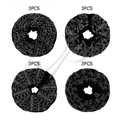 Dozen Velvet Scrunchies