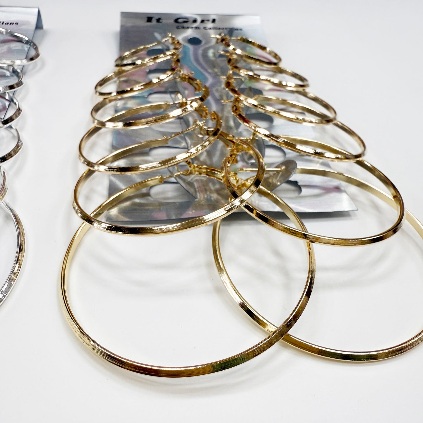 Multi-Pair Simple Hoop Earrings