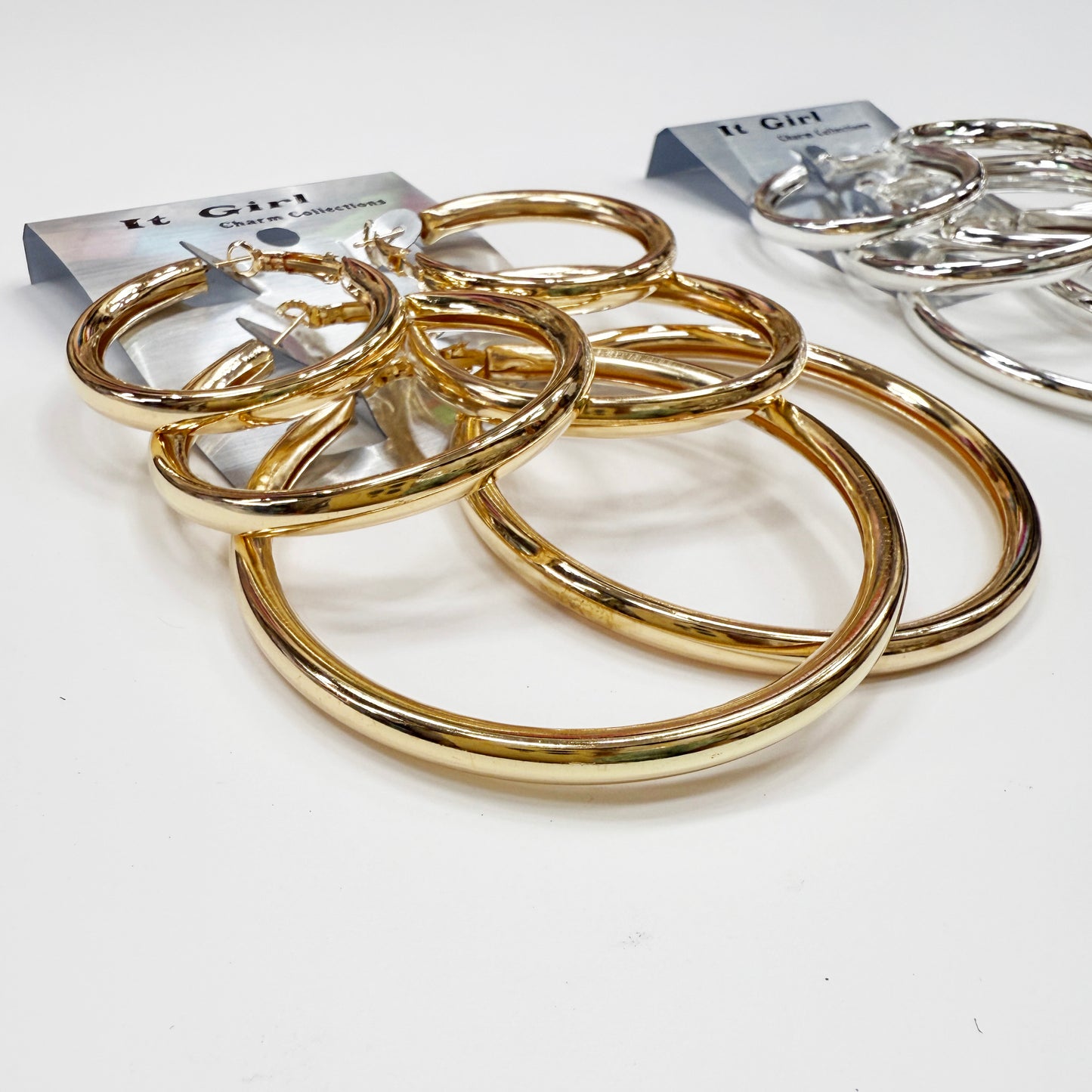 Multi-Pair Hoop Earrings