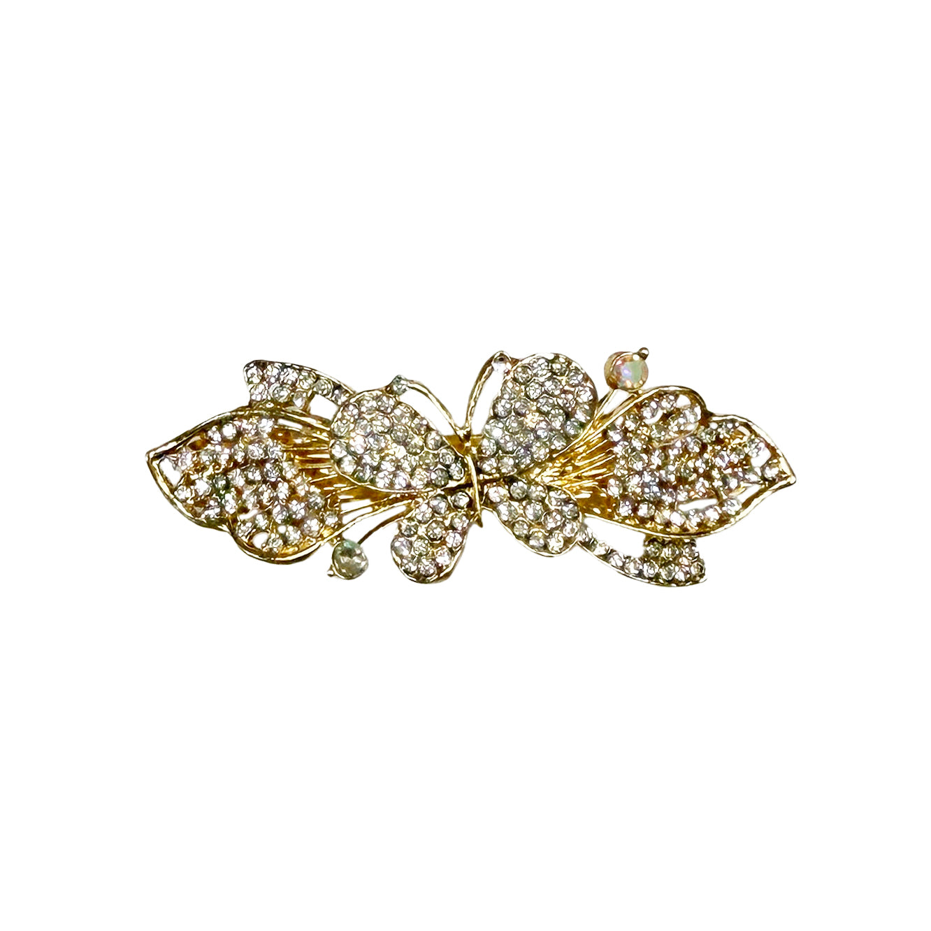 Sparkly Butterfly Barrette Hair Clip