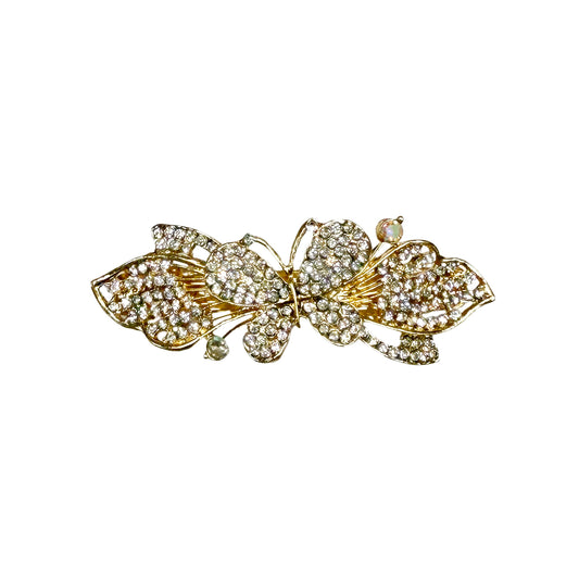 Sparkly Butterfly Barrette Hair Clip