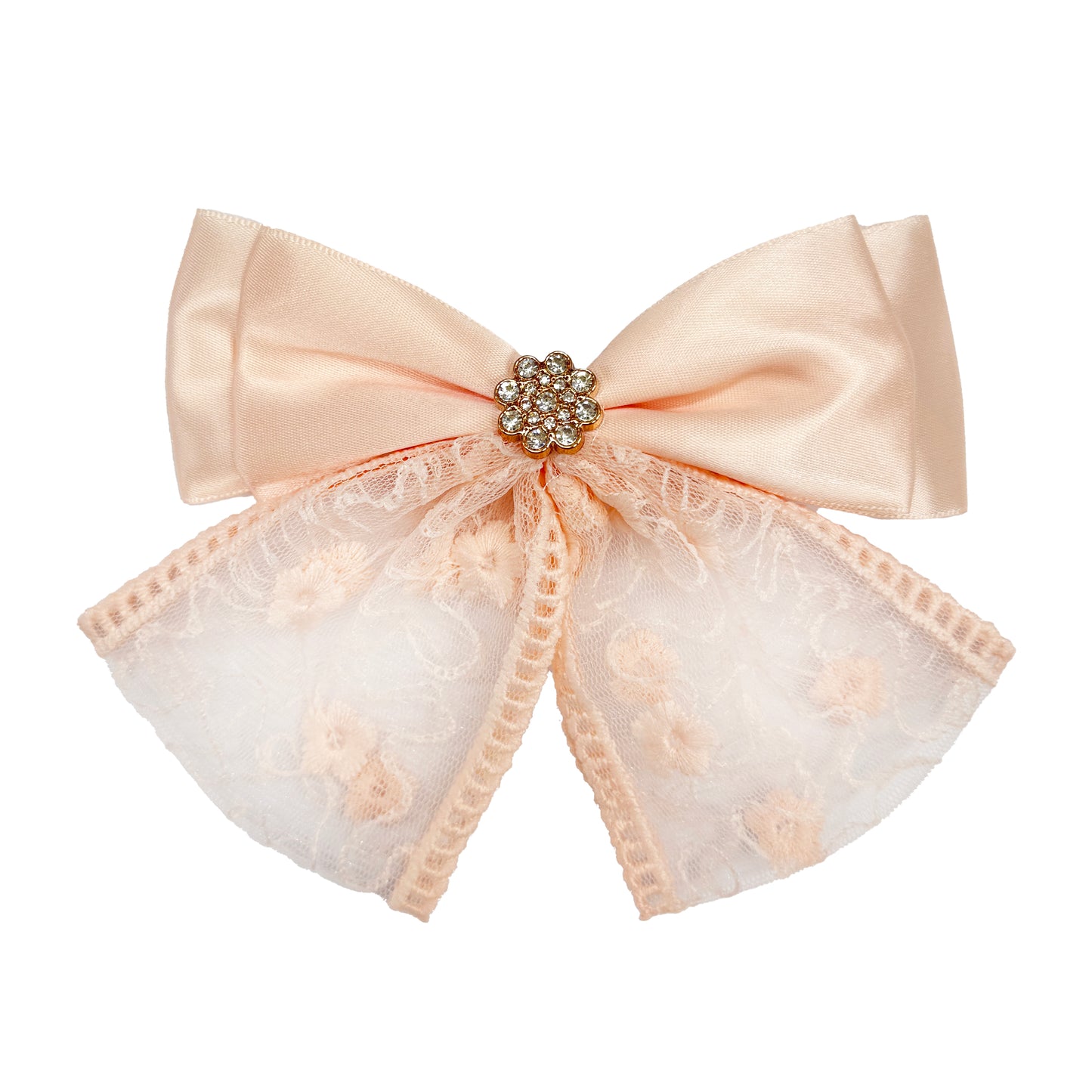 Lacy Embroidery Princess Bows