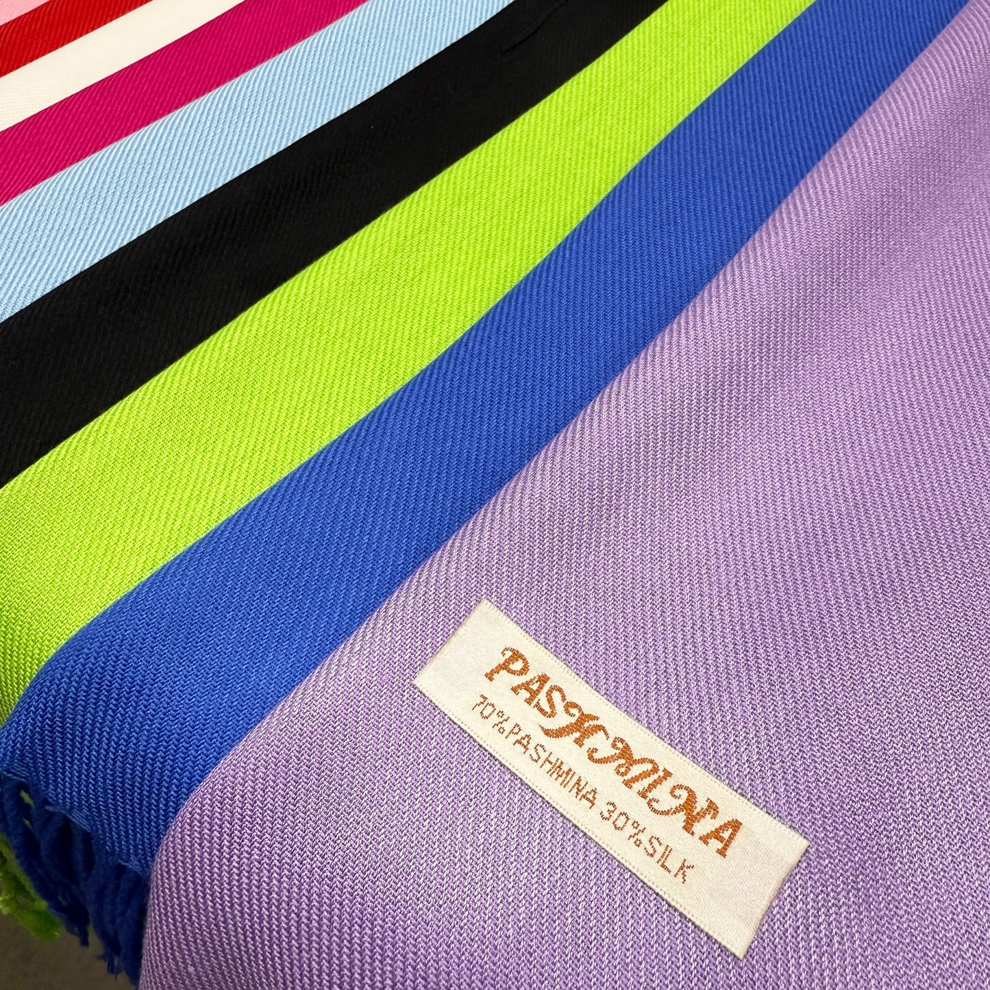 Solid Pashmina Shawl Scarf