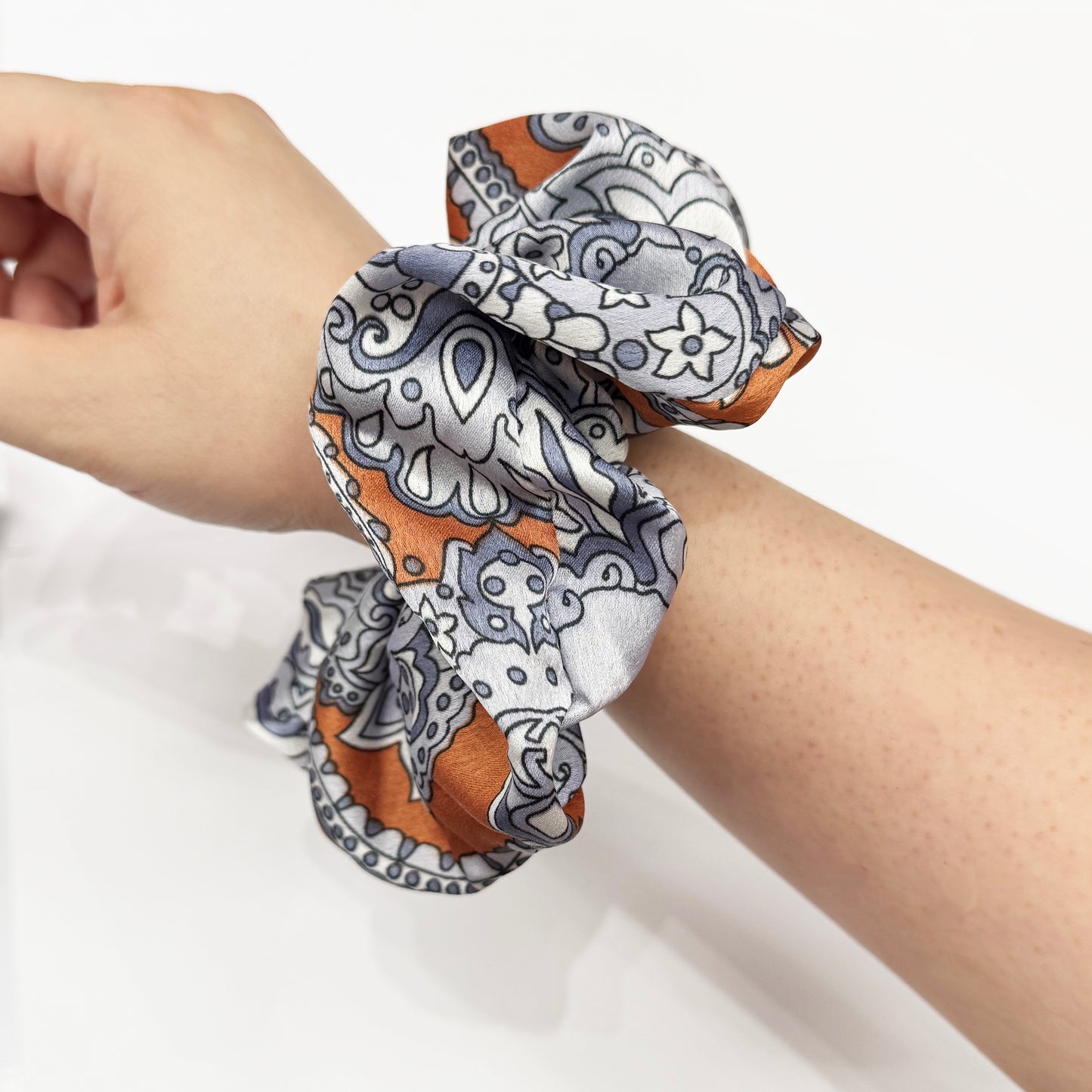 Jumbo Silky Scrunchies - Set of 4