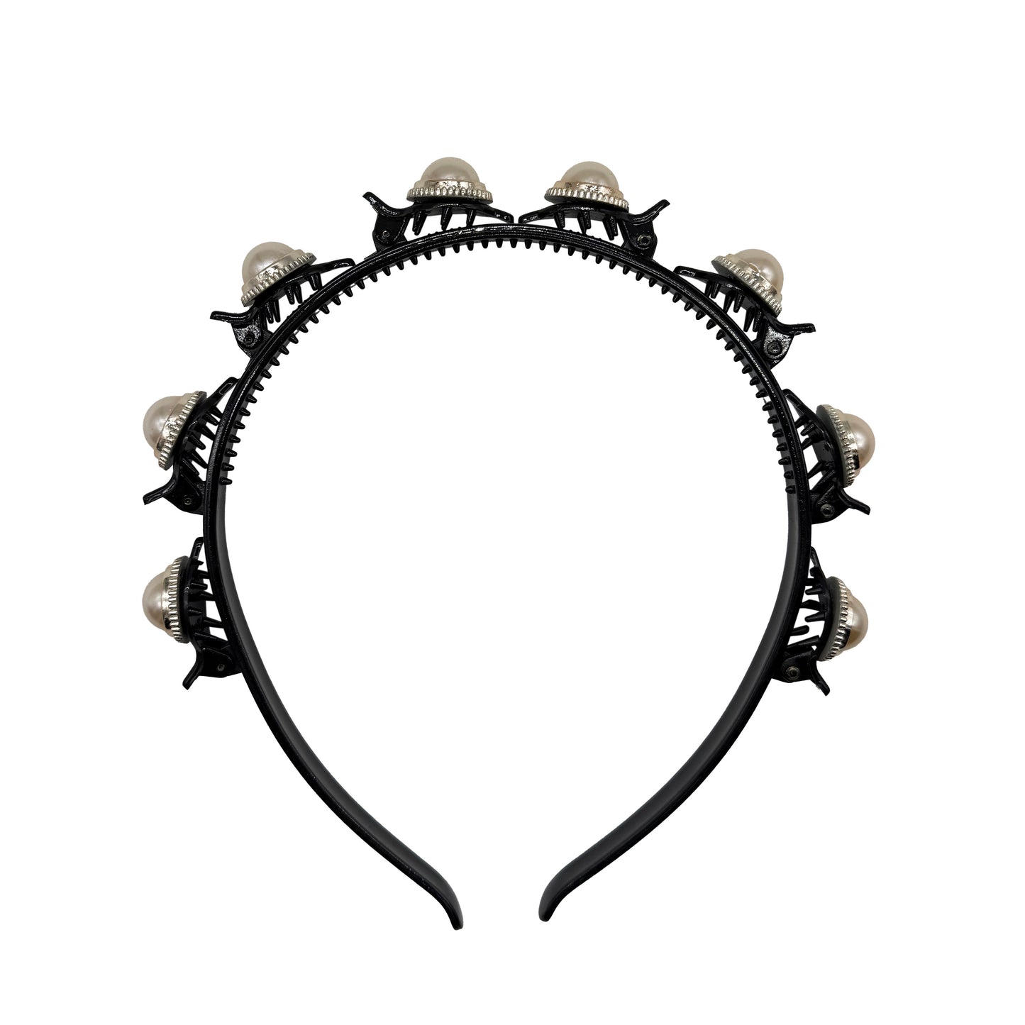 Headband with Clips, "Twist-and-Clip" Bangs