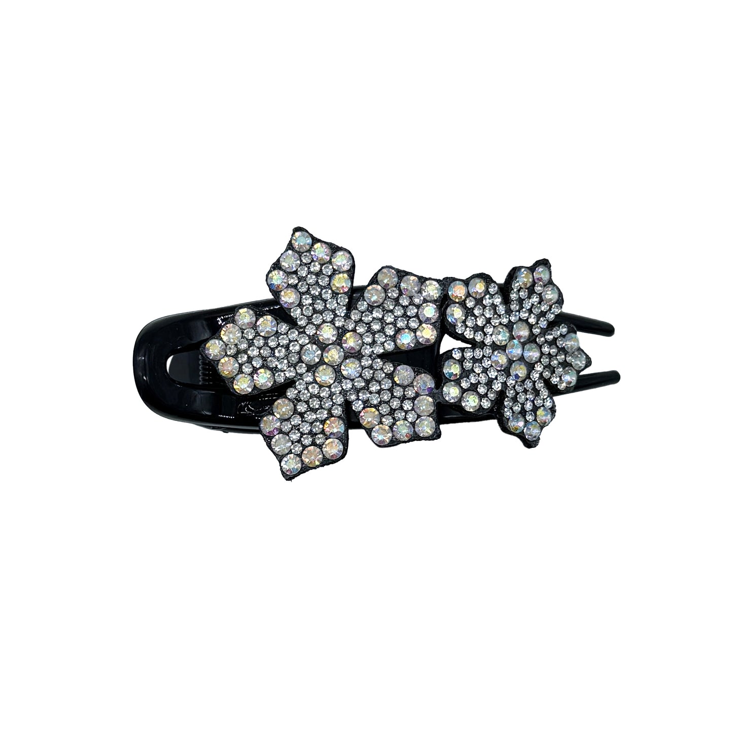 Curved Flat Lay Claw Clip with Flowers