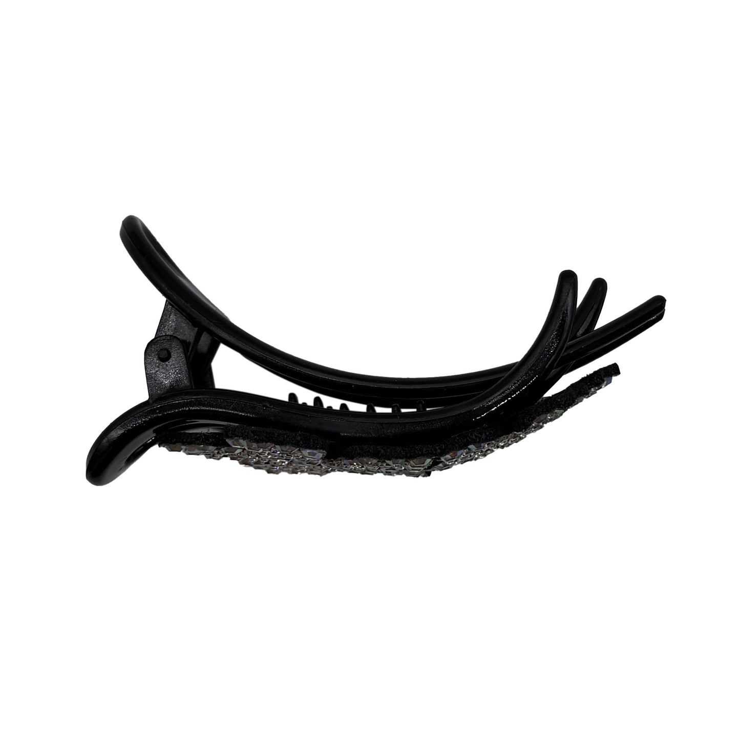 Curved Flat Lay Claw Clip with Butterflies