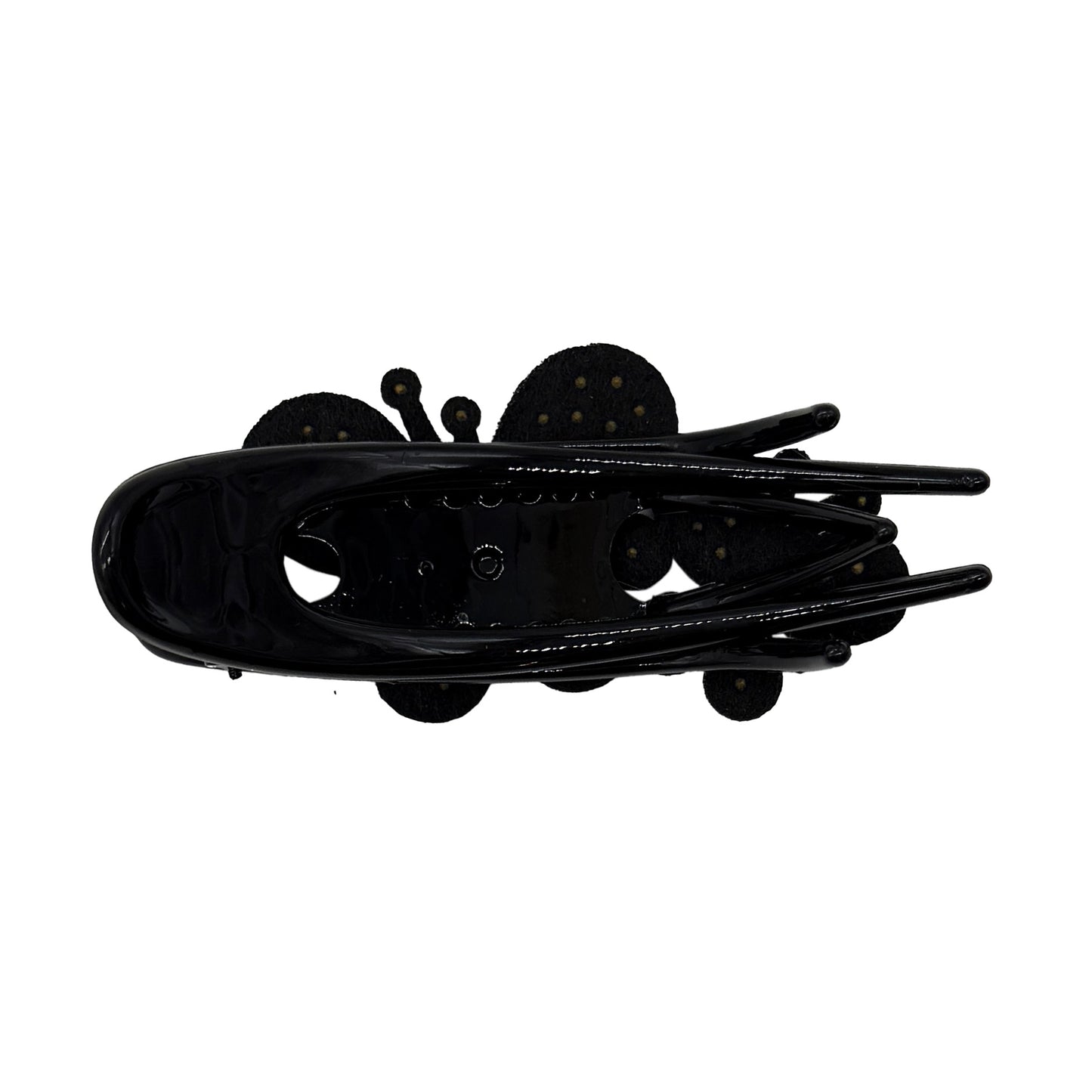 Curved Flat Lay Claw Clip with Butterflies
