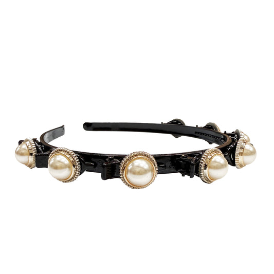 Headband with Clips, "Twist-and-Clip" Bangs
