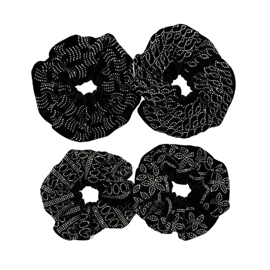 Velvet Scrunchies - Set of 4