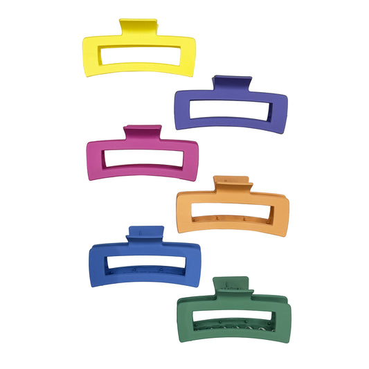 Jumbo Rectangular Hair Claw Clip