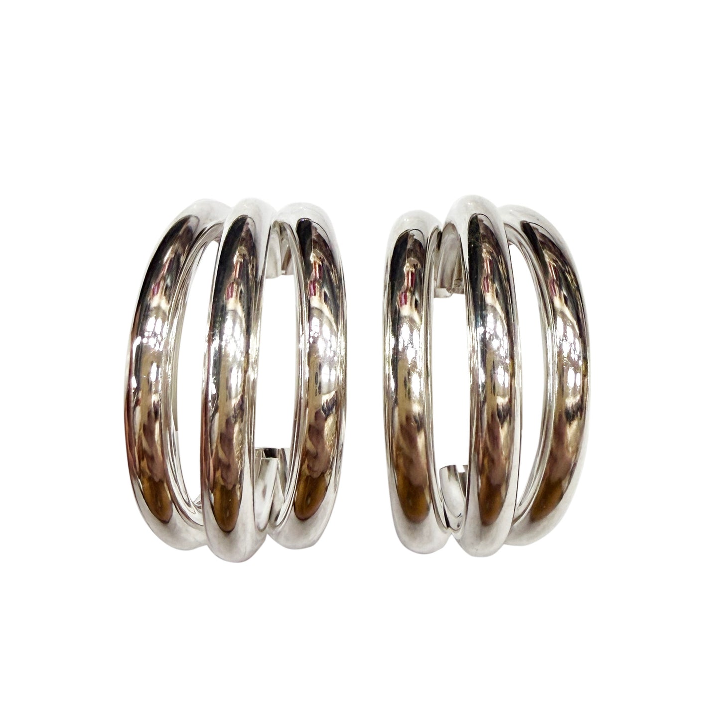 Minimalist Triple Hoop Earrings