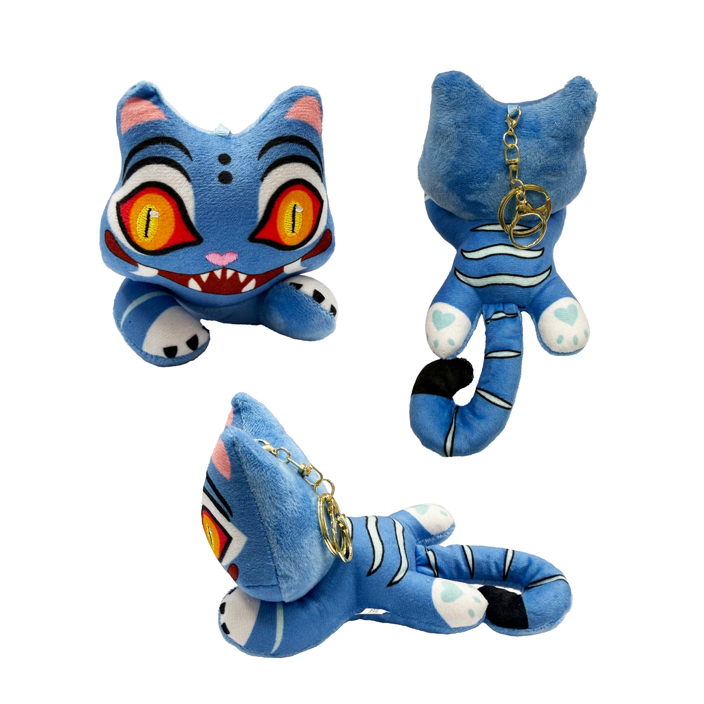 Kpop Demon Hunters Tiger Plush Toy Keychain Bag Charm