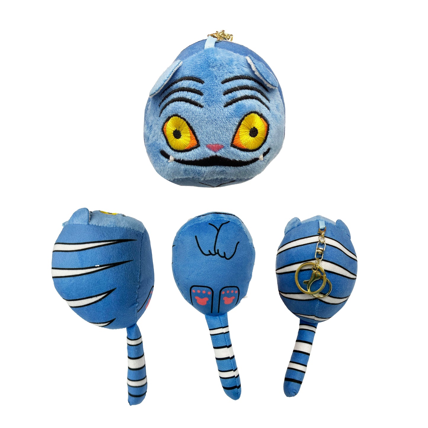 Kpop Demon Hunters Tiger Plush Toy Keychain Bag Charm