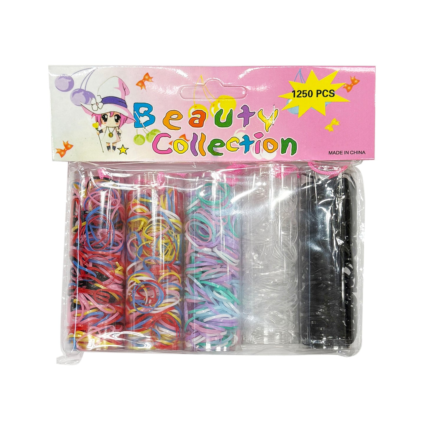 Assorted Tiny Plastic Elastics