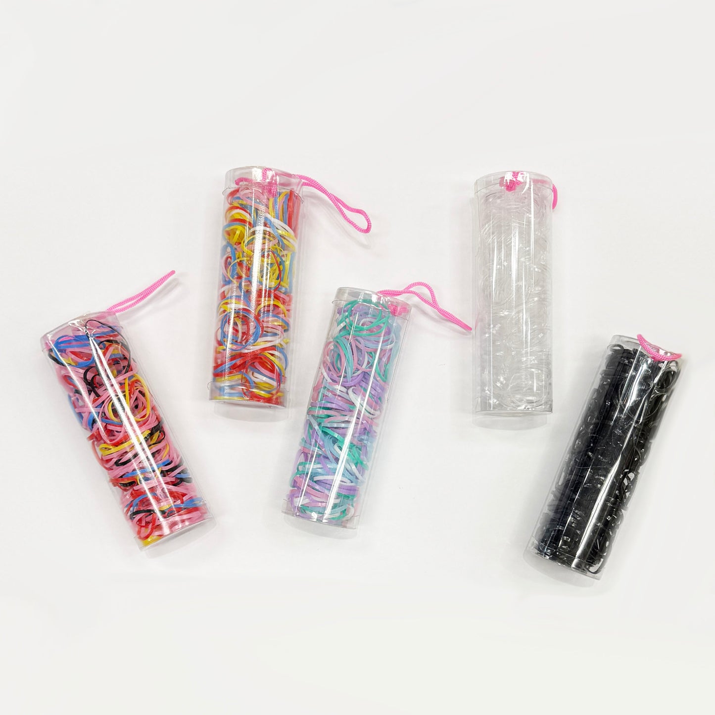 Assorted Tiny Plastic Elastics