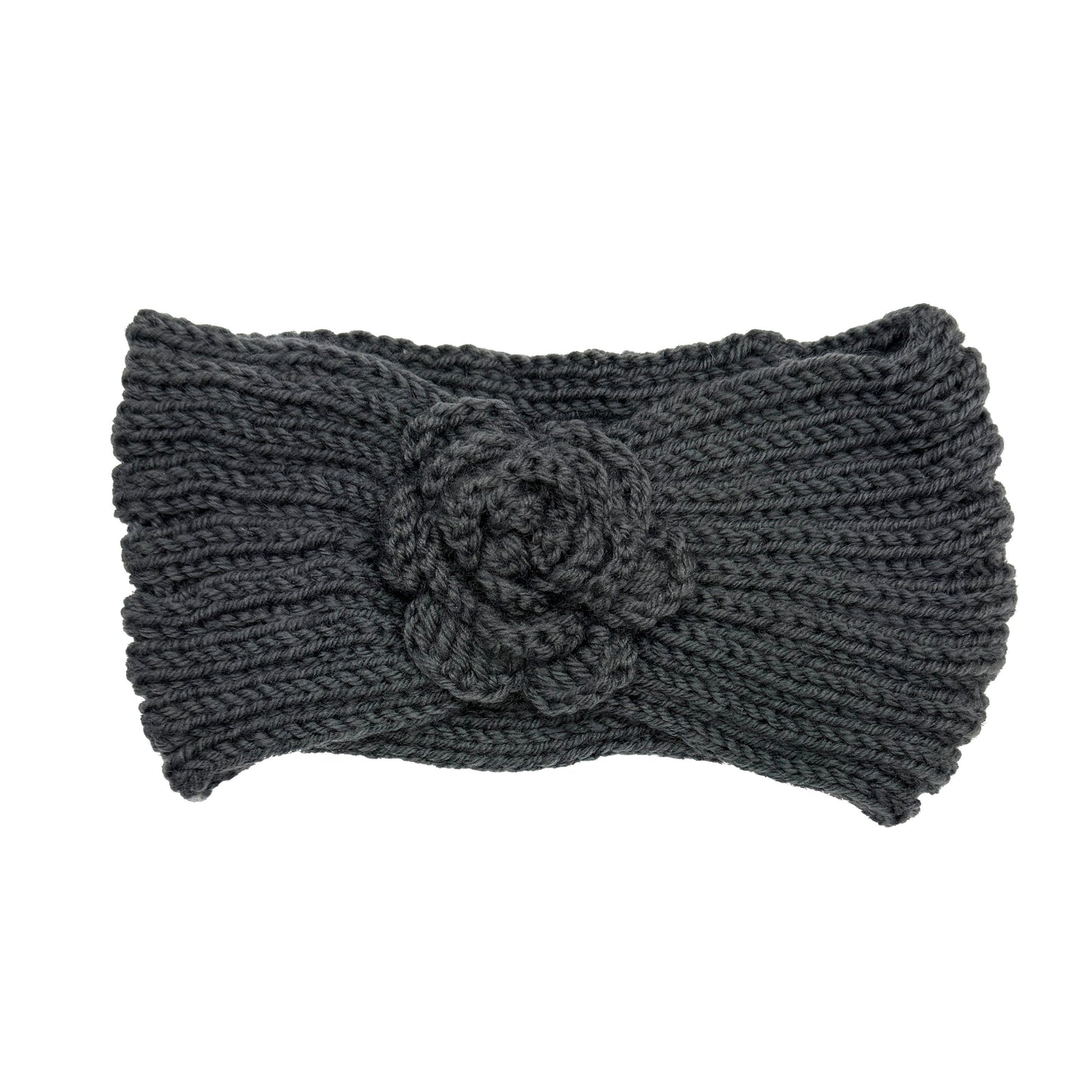 Winter Headwrap with Flower Design