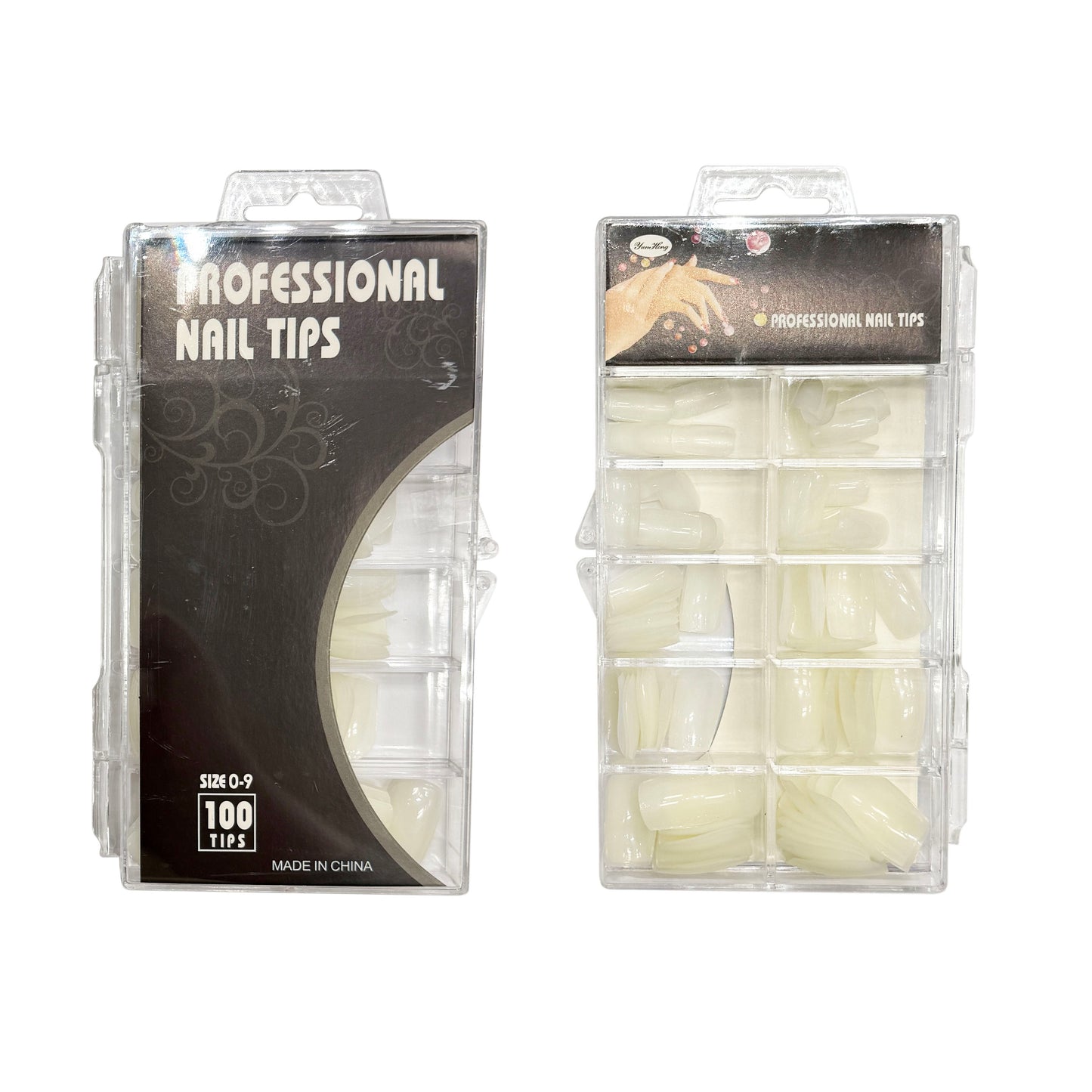 100 pc Bulk Fake Acrylic Nails Various Sizes