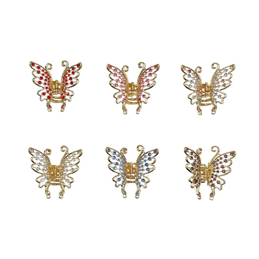 Metal Butterfly Hair Claw Clip