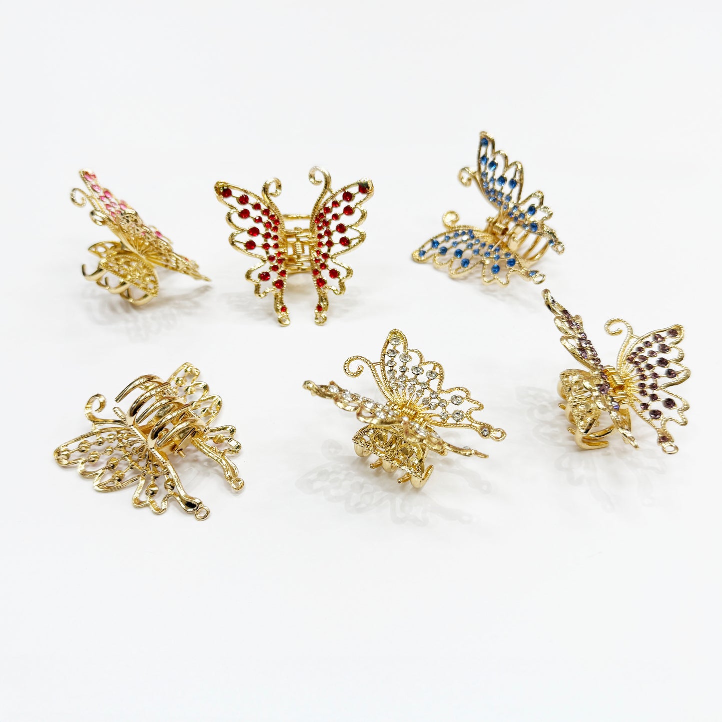 Metal Butterfly Hair Claw Clip