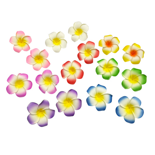 Hawaiian Flower Hair Pins - Set of Two