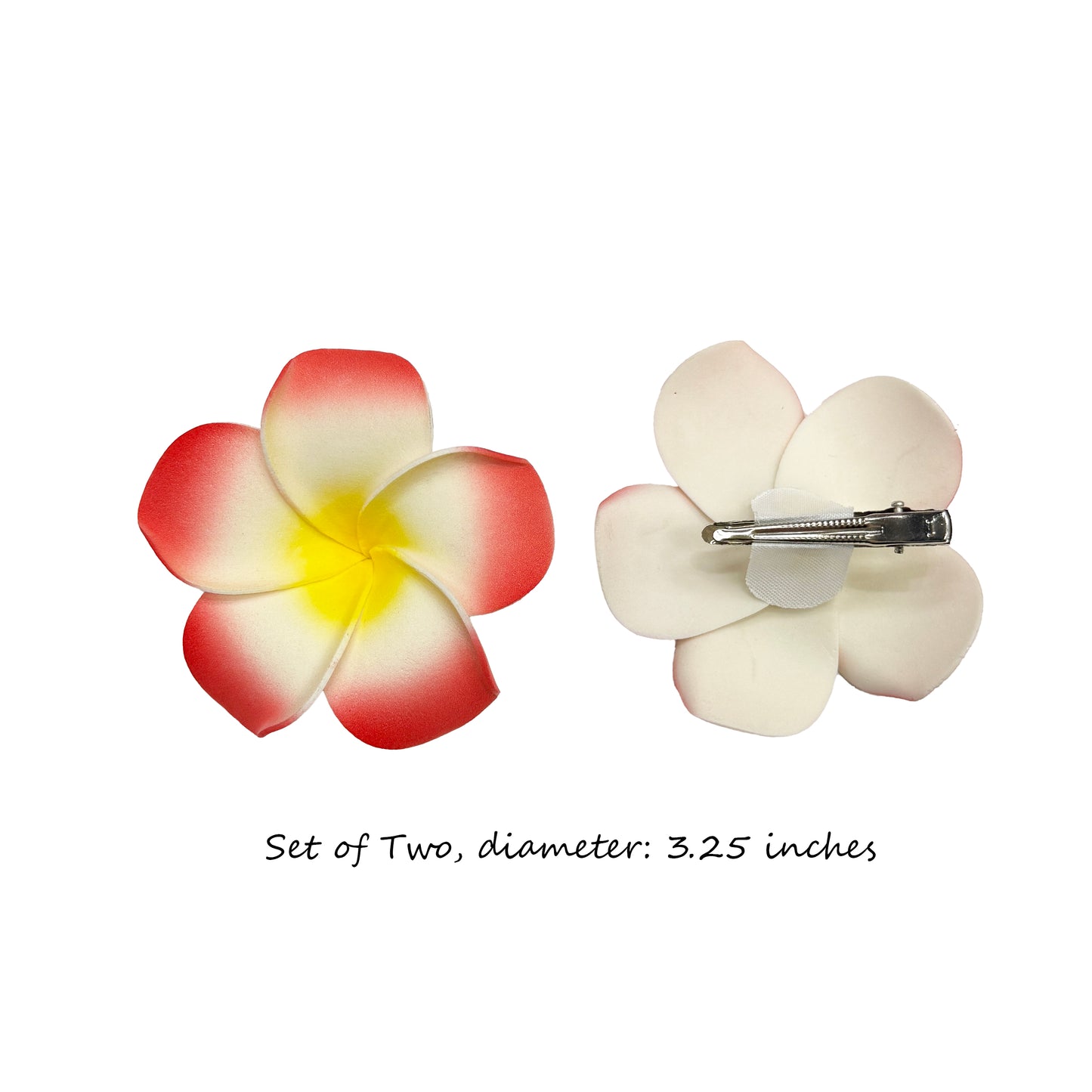 Hawaiian Flower Hair Pins - Set of Two