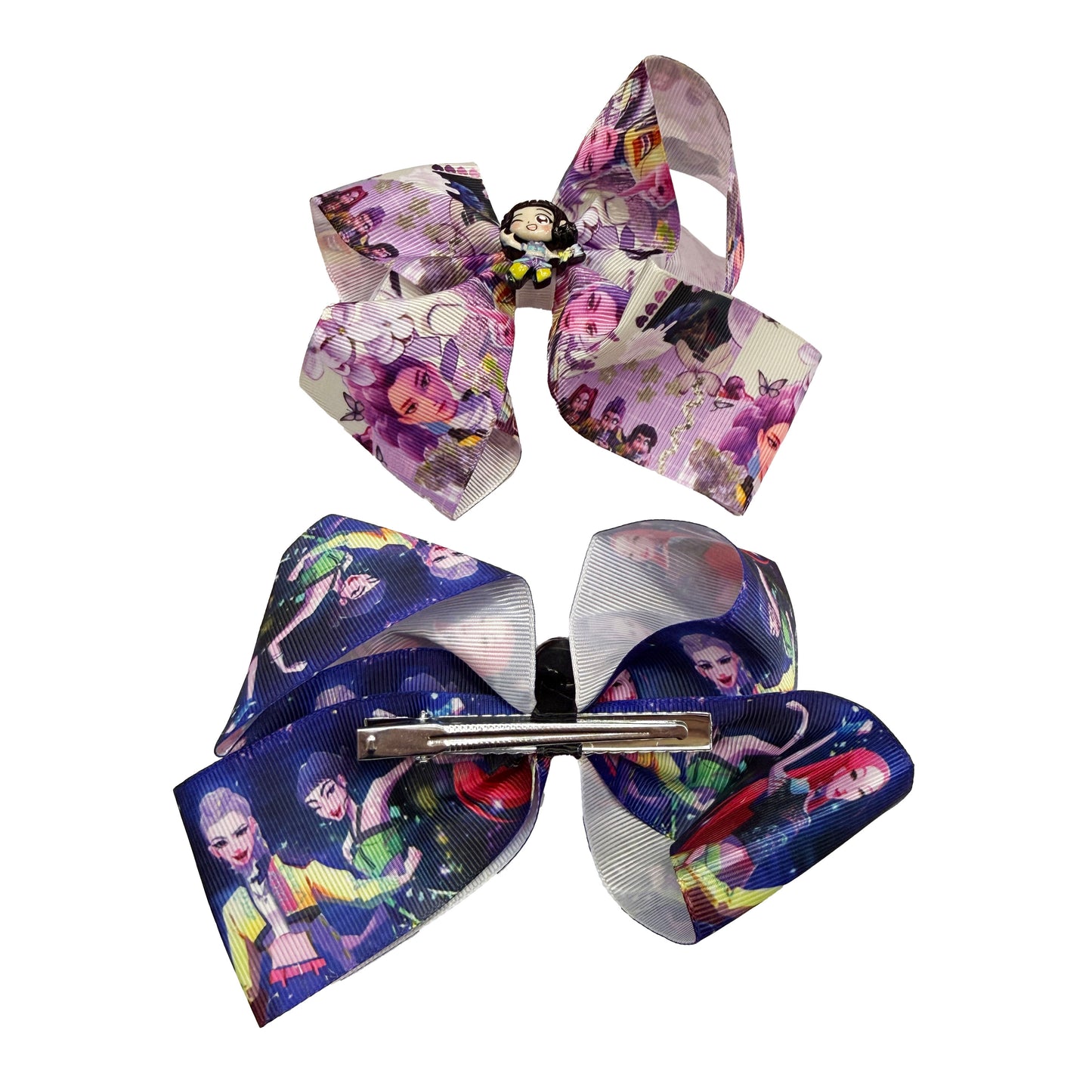 Kpop Demon Hunters Huntrix Hair Bow Clip Set