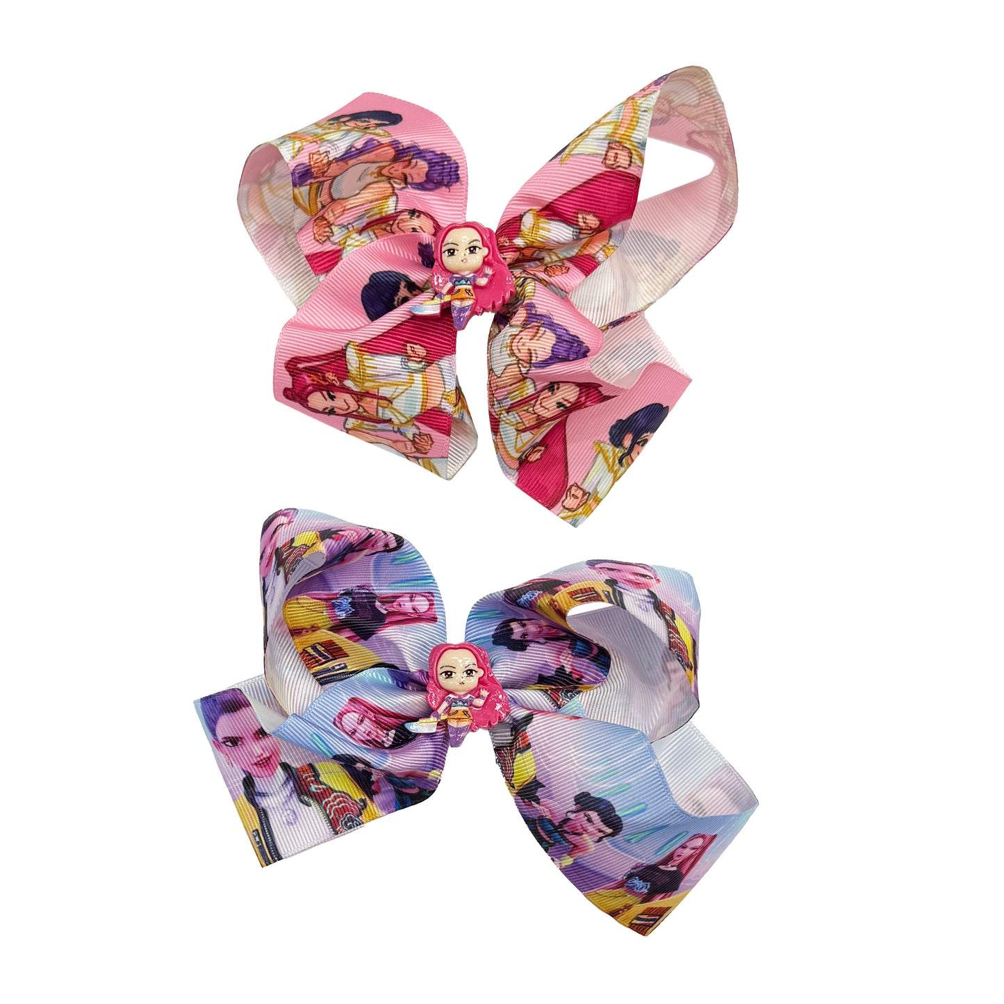 Kpop Demon Hunters Huntrix Hair Bow Clip Set