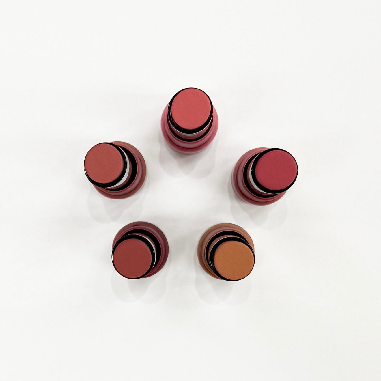 Italia Deluxe Mousse Matte Lipstick Set - Top Five - Soft Serve (New Ver. of Modest Mauves)