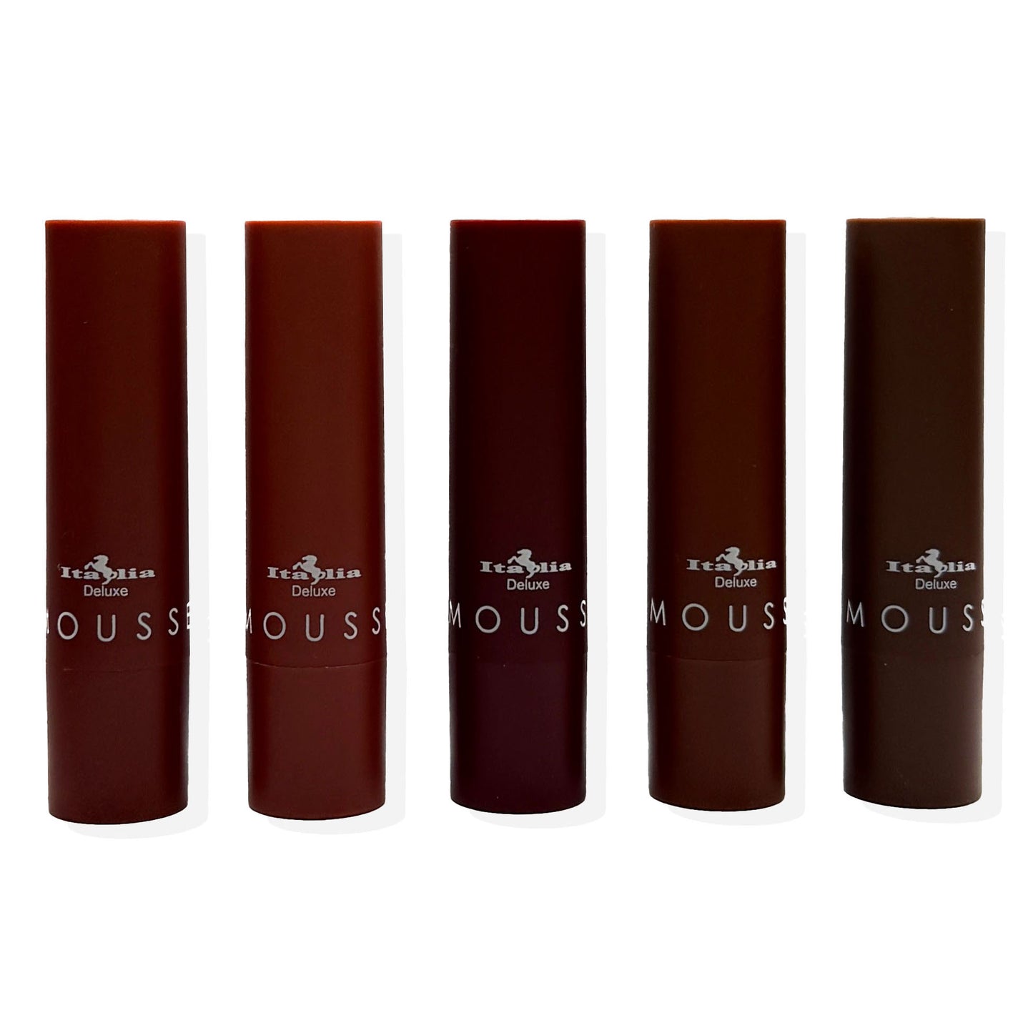 Italia Deluxe Mousse Matte Lipstick Set - Top Five - Chola Browns