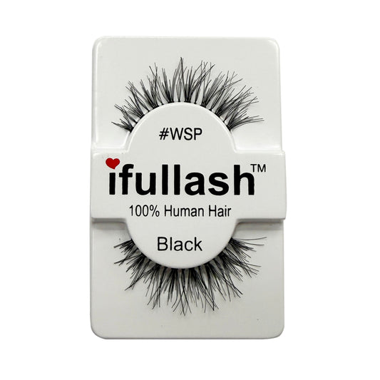 #WSP ifullash 100% Human Hair Eyelashes - 6 or 12 Pairs