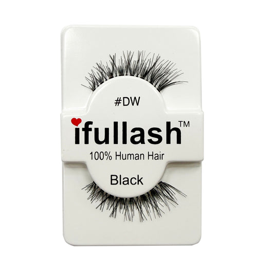 #DW ifullash 100% Human Hair Eyelashes - 6 or 12 Pairs