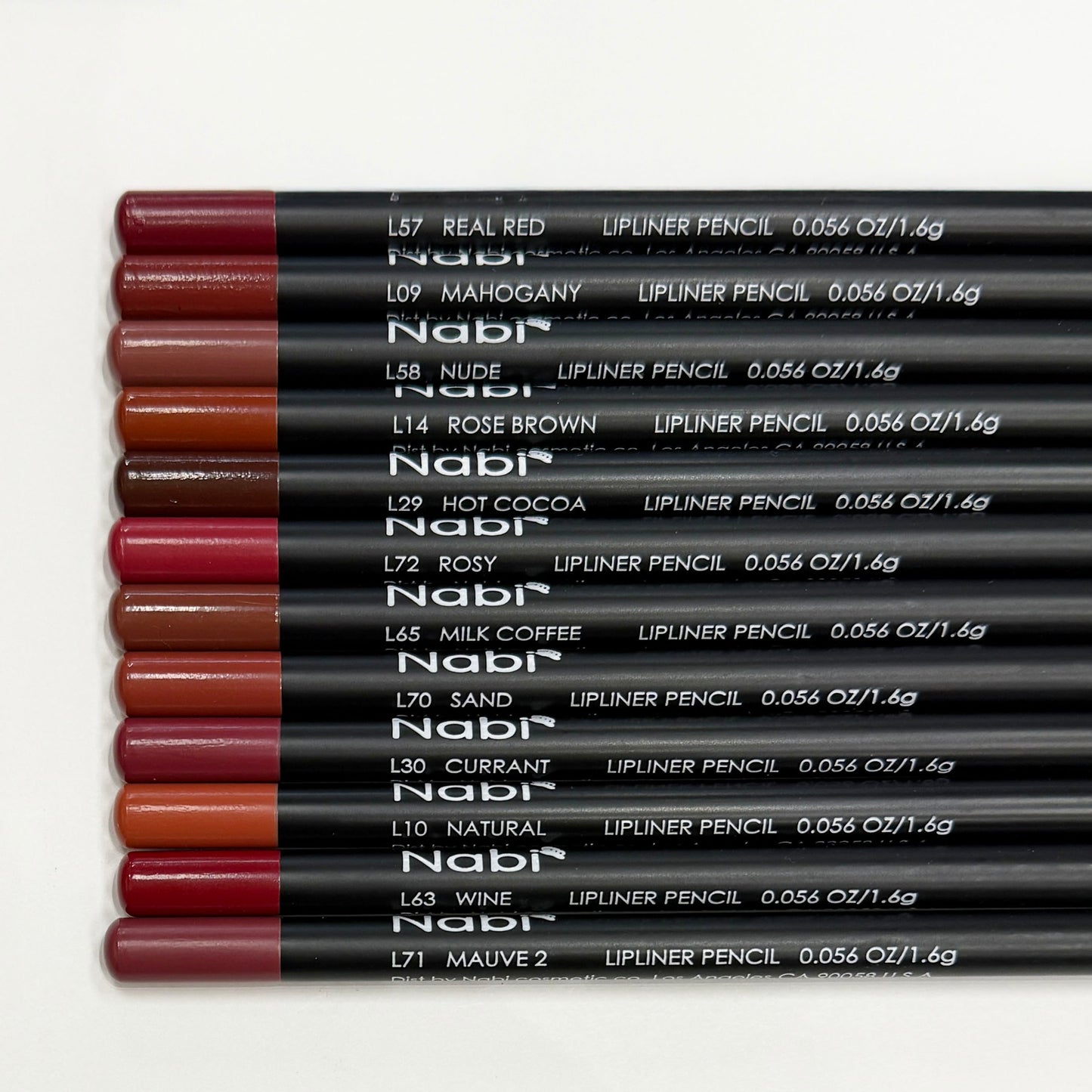 Nabi Lip Liner Pencil Set of 12 [Favorites] - 7 inches