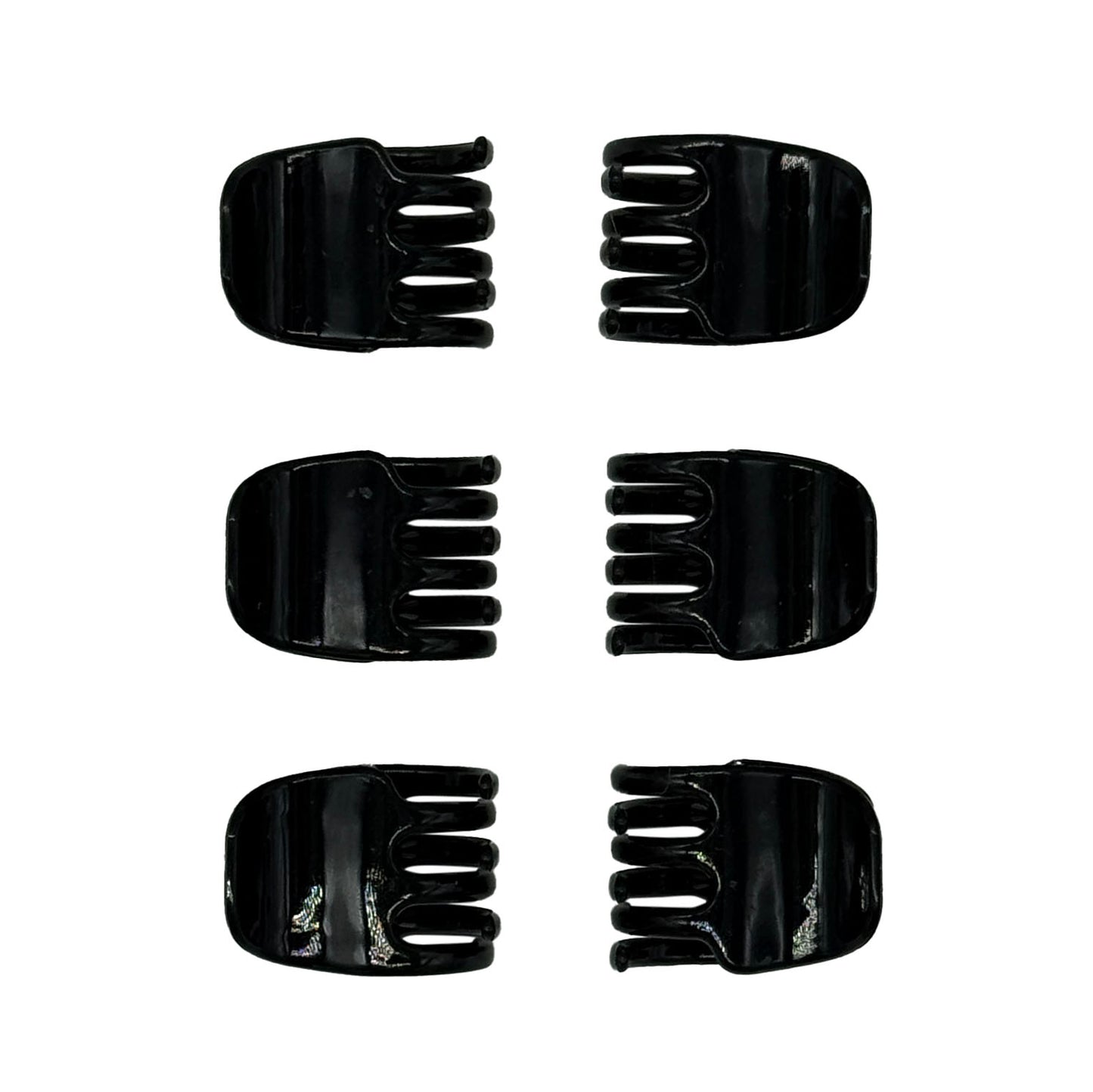 Small Simple Claw Clips - Set of 6