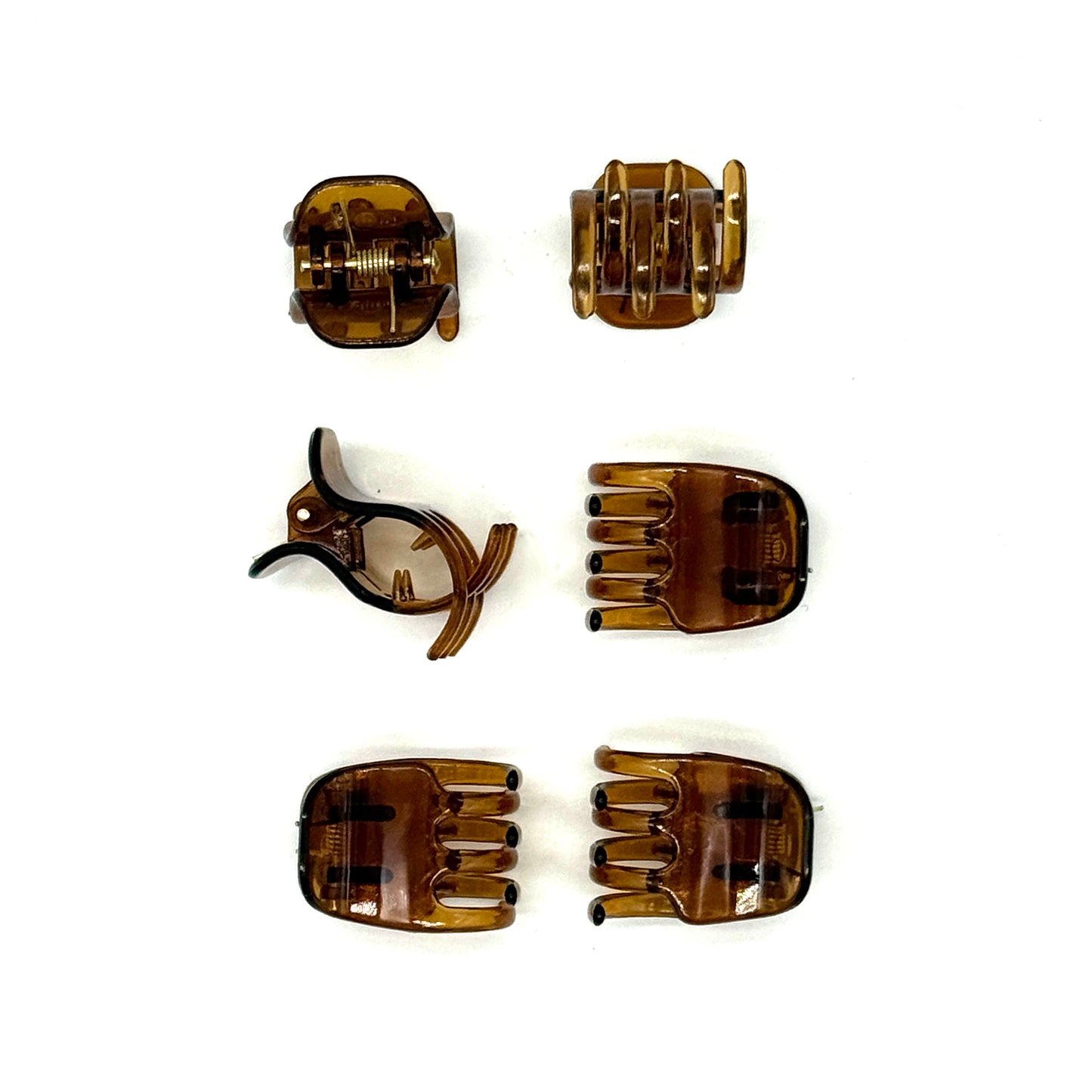Small Simple Claw Clips - Set of 6
