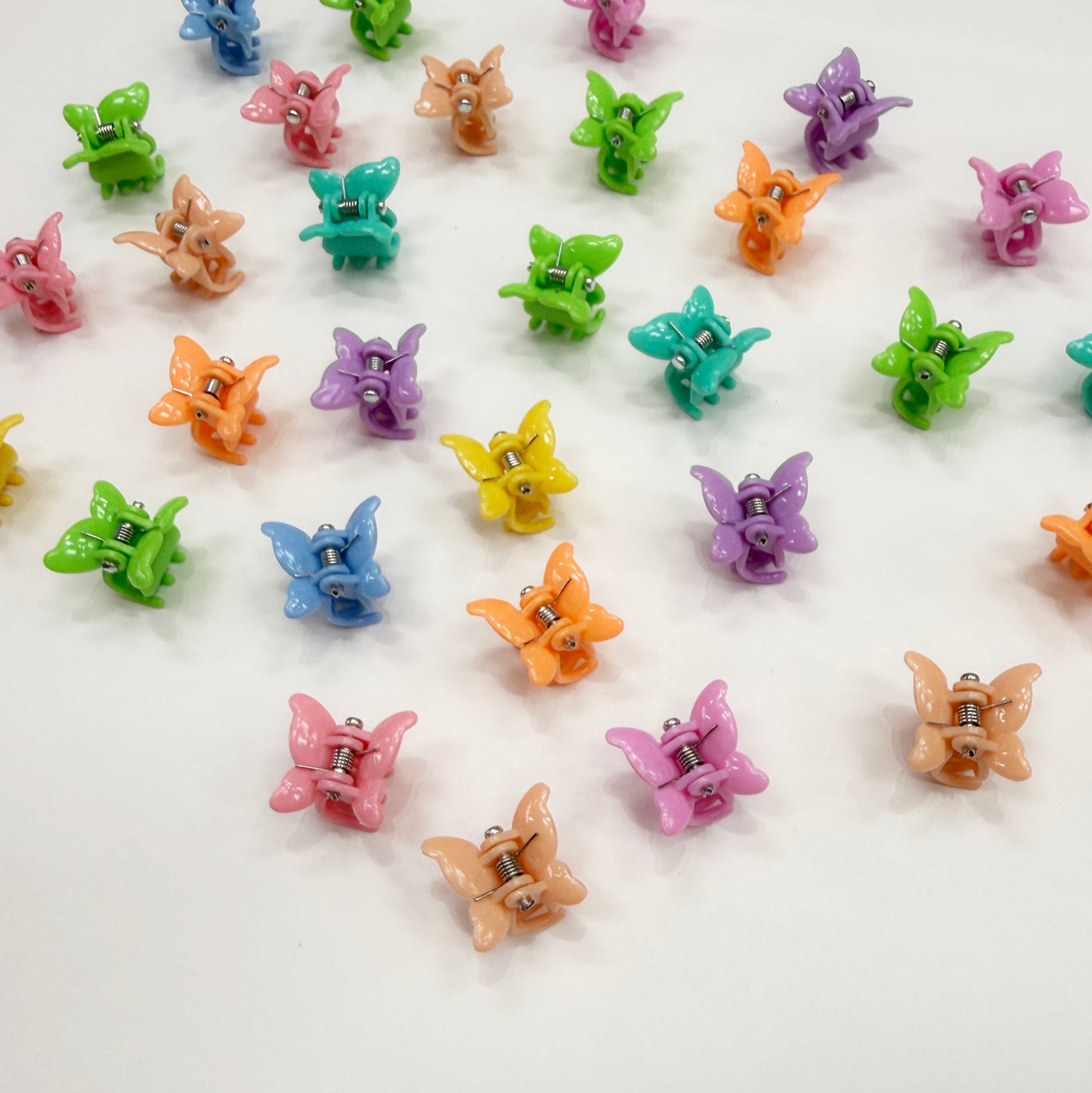 Mini Pastel Butterfly Claw Clips - Pack of 30