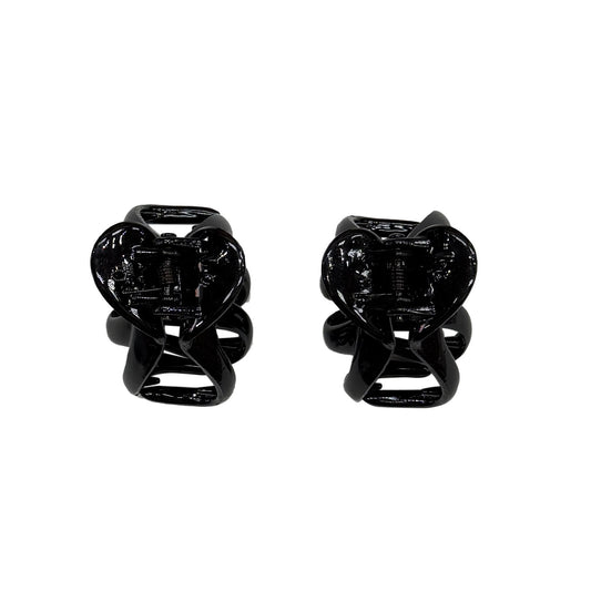 Small Heart Claw Clips (Set of Two)