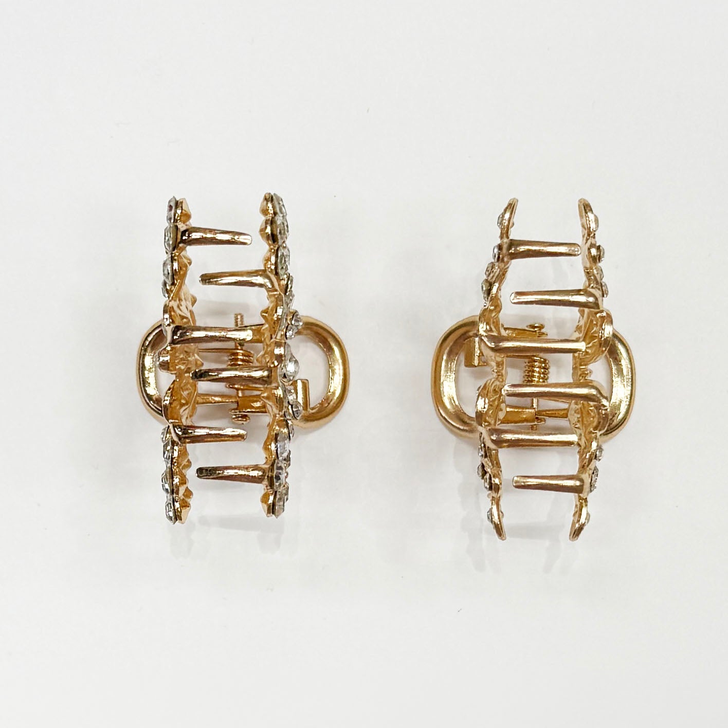 Metal Flower & Butterfly Hair Claw Clips