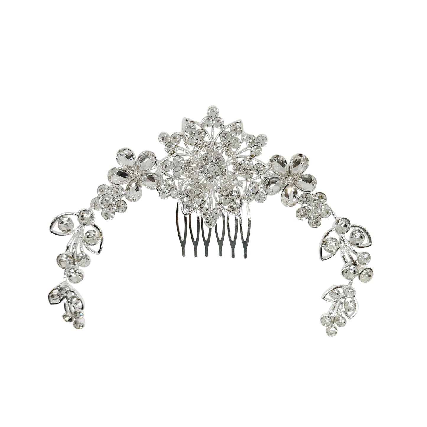Comb Hair Piece Floral Prom Bridal Hair Pin