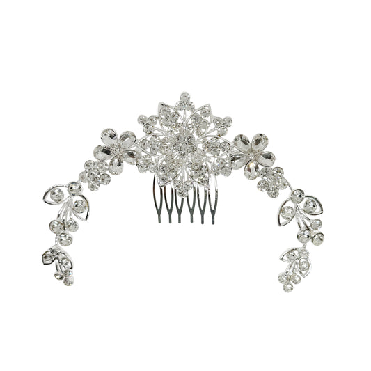 Comb Hair Piece Floral Prom Bridal Hair Pin
