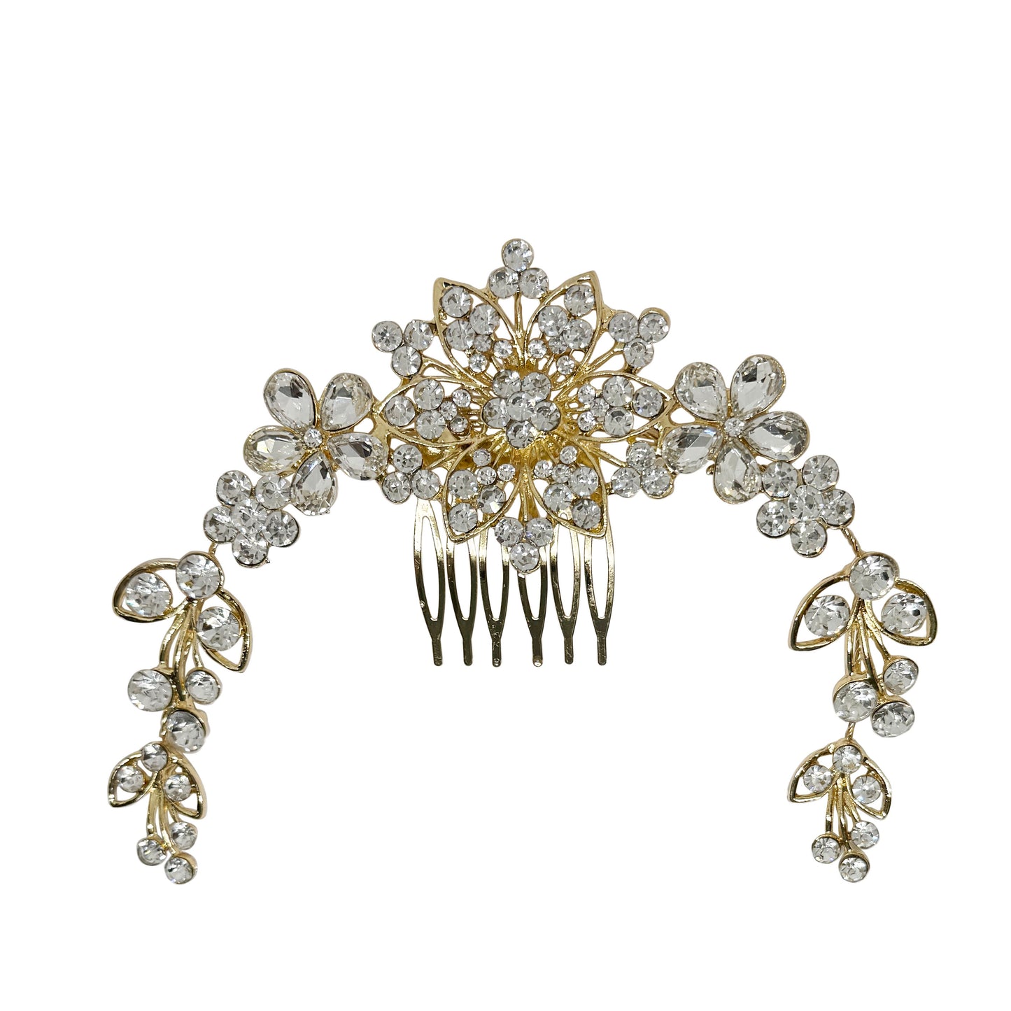 Comb Hair Piece Floral Prom Bridal Hair Pin