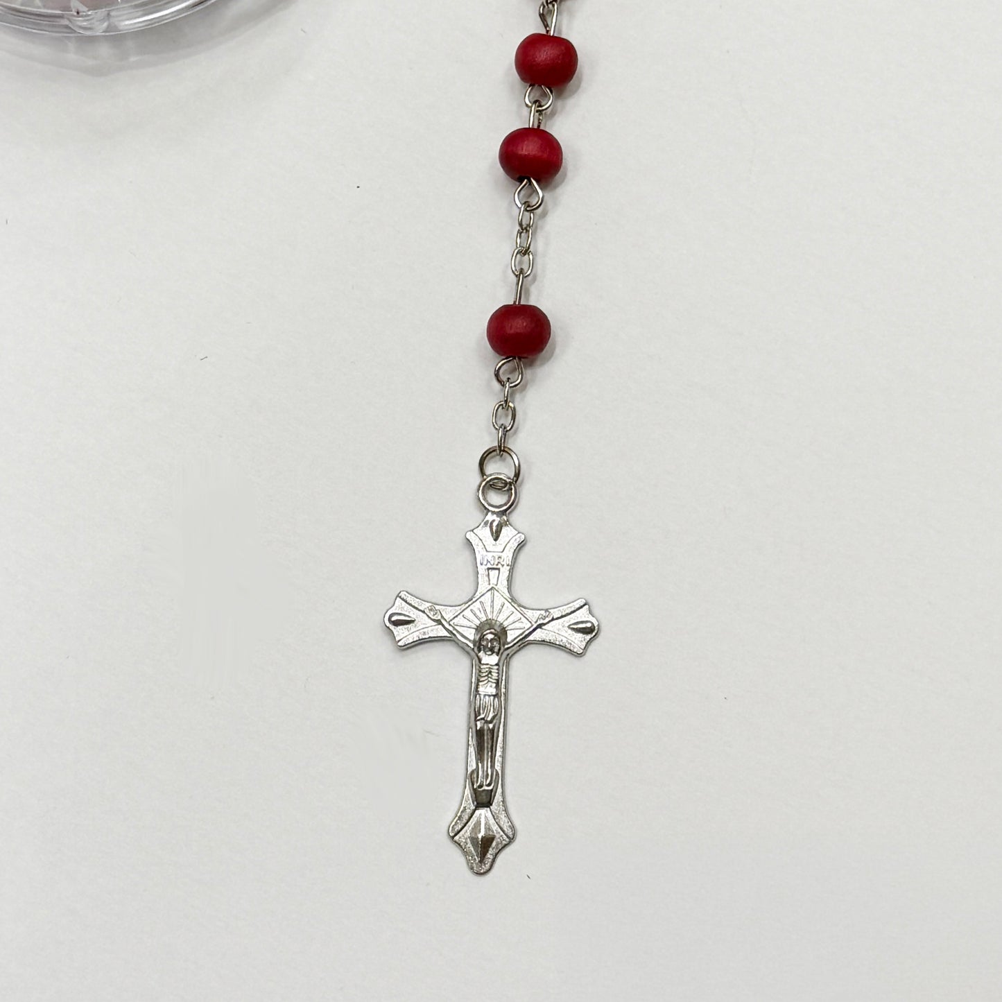 12 Pcs Rosary Necklaces Aromatic in Round Container